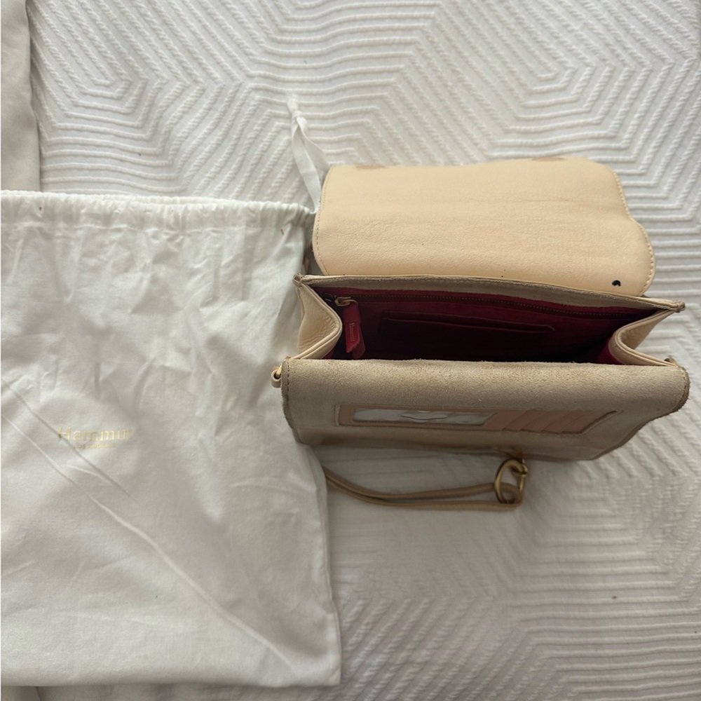 Hammitt Beige/Tan Crossbody Bag with Gold Hardware - Picture 8 of 8